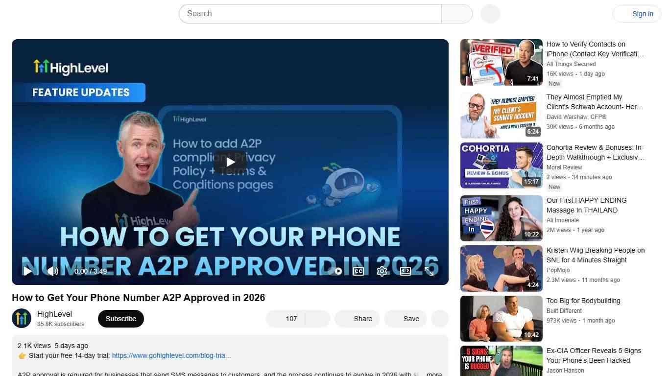 How to Get Your Phone Number A2P Approved in 2026 - YouTube